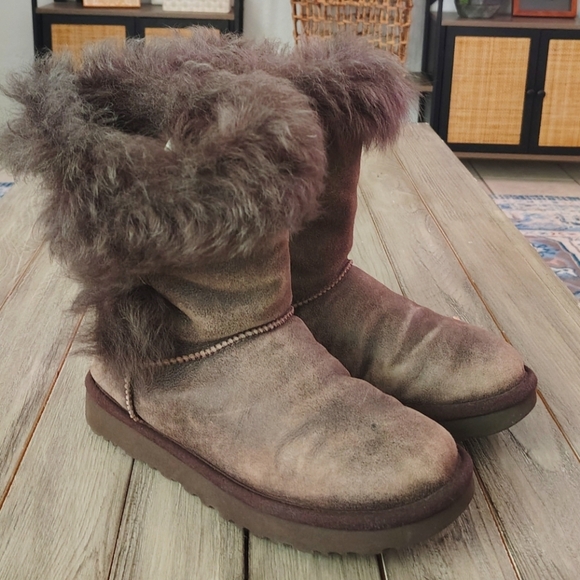 UGG Deena Boots in Chestnut Size 7 - Picture 5 of 13